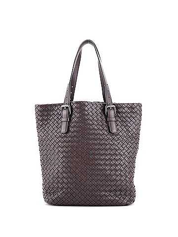 Bottega Veneta Belted Tote Intrecciato Nappa Medium (view 1)