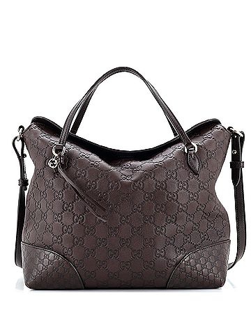 Gucci Bree Convertible Top Handle Bag Guccissima Leather Medium (view 1)