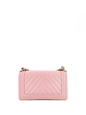 Chanel Boy Flap Bag Chevron Caviar Old Medium (view 2)