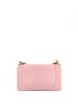 Chanel 100% Leather Pink Boy Flap Bag Chevron Caviar Old Medium One size - photo 2