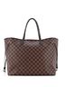 Louis Vuitton 100% Coatead Canvas Brown Neverfull NM Tote Damier GM One size - photo 1