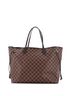 Louis Vuitton 100% Coatead Canvas Brown Neverfull NM Tote Damier GM One size - photo 2