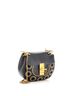 Chloé 100% Leather Black Drew Crossbody Bag Studded Laser Cut Leather Small One size - photo 3