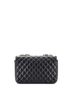 Chanel 100% Leather Black CC Chic Double Flap Bag Quilted Lambskin Medium One size - photo 2