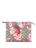 Gucci 100% Coatead Canvas Pink Toiletry Pouch Blooms Print GG Coated Canvas Large One size - photo 1