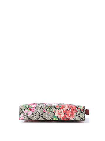 Gucci Toiletry Pouch Blooms Print GG Coated Canvas Large (view 2)