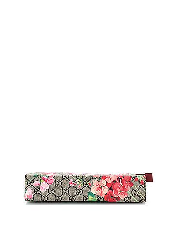Gucci Toiletry Pouch Blooms Print GG Coated Canvas Large (view 2)