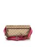 Gucci 100% Canvas Brown Vintage Double Belt Bag GG Canvas Small One size - photo 4