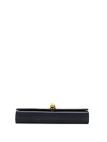 Saint Laurent Classic Monogram Tassel Clutch Leather Long (view 2)