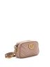 Gucci 100% Leather Tan GG Marmont Shoulder Bag Matelasse Leather Small One size - photo 3