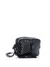 Saint Laurent 100% Leather Black Lou Camera Bag Matelasse Chevron Patent Small One size - photo 3