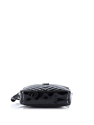 Saint Laurent Lou Camera Bag Matelasse Chevron Patent Small (view 2)