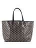 Goyard 100% Coatead Canvas Black Saint Louis Tote Coated Canvas PM One size - photo 1