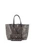 Goyard 100% Coatead Canvas Black Saint Louis Tote Coated Canvas PM One size - photo 3