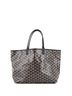 Goyard 100% Coatead Canvas Black Saint Louis Tote Coated Canvas PM One size - photo 2