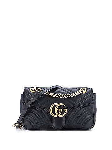 Gucci GG Marmont Flap Bag Matelasse Leather Small (view 1)