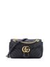 Gucci 100% Leather Black GG Marmont Flap Bag Matelasse Leather Small One size - photo 1