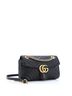 Gucci 100% Leather Black GG Marmont Flap Bag Matelasse Leather Small One size - photo 3