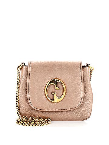 Gucci 1973 Chain Shoulder Bag Leather Small (view 1)