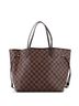 Louis Vuitton 100% Coatead Canvas Brown Neverfull NM Tote Damier MM One size - photo 3