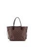 Louis Vuitton 100% Coatead Canvas Brown Neverfull NM Tote Damier MM One size - photo 2