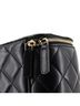 Chanel 100% Leather Black Classic Vanity Case with Chain Quilted Lambskin Small One size - photo 1