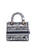 Christian Dior 100% Canvas Blue Lady D-Lite Bag Embroidered Canvas Medium One size - photo 4