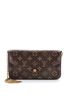 Louis Vuitton 100% Coatead Canvas Brown Felicie Pochette Monogram Canvas One size - photo 1