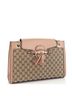 Gucci 100% Leather Brown Emily Chain Flap Shoulder Bag GG Canvas Large One size - photo 3