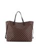 Louis Vuitton 100% Coatead Canvas Brown Neverfull Tote Damier GM One size - photo 4