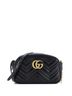 Gucci 100% Leather Black GG Marmont Shoulder Bag Matelasse Leather Small One size - photo 1