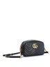 Gucci 100% Leather Black GG Marmont Shoulder Bag Matelasse Leather Small One size - photo 3