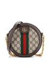 Gucci 100% Coatead Canvas Brown Ophidia Round Shoulder Bag GG Coated Canvas Mini One size - photo 1