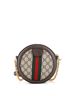 Gucci 100% Coatead Canvas Brown Ophidia Round Shoulder Bag GG Coated Canvas Mini One size - photo 4
