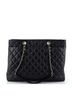 Chanel 100% Leather Black Classic CC Shopping Tote Quilted Caviar Large One size - photo 5