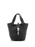 Hermès 100% Leather Black Picotin Lock Bag Clemence PM One size - photo 1