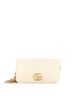 Gucci 100% Leather White GG Marmont Chain Flap Bag Matelasse Leather Mini One size - photo 1