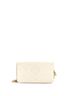 Gucci 100% Leather White GG Marmont Chain Flap Bag Matelasse Leather Mini One size - photo 4