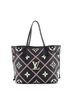Louis Vuitton 100% Leather Black Neverfull NM Tote Monogram Empreinte Giant Broderies MM One size - photo 1
