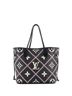 Louis Vuitton 100% Leather Black Neverfull NM Tote Monogram Empreinte Giant Broderies MM One size - photo 2
