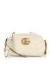 Gucci 100% Leather White GG Marmont Shoulder Bag Matelasse Leather Small One size - photo 1