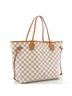 Louis Vuitton 100% Coatead Canvas Tan Neverfull NM Tote Damier MM One size - photo 4