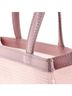 Prada 100% Nylon Pink Logo Open Tote Sequined Mesh Small One size - photo 2