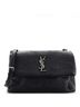 Saint Laurent 100% Leather Black West Hollywood Shoulder Bag Crocodile Embossed Leather Medium One size - photo 1