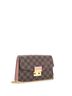 Louis Vuitton 100% Coatead Canvas Brown Croisette Chain Wallet NM Damier One size - photo 3