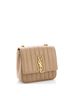 Saint Laurent 100% Leather Tan Vicky Crossbody Bag Vertical Quilted Leather Medium One size - photo 4
