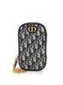 Christian Dior 100% Canvas Blue 30 Montaigne Phone Holder on Chain Oblique Canvas One size - photo 1