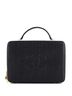 Chanel 100% Leather Black Vintage Timeless Zip Around Vanity Case Caviar Medium One size - photo 1
