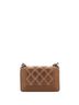 Chanel 100% Leather Brown Boy Flap Bag Quilted Calfskin with Micro Chain Detail Small One size - photo 2