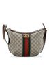 Gucci 100% Coatead Canvas Brown Ophidia Half Moon Hobo GG Coated Canvas Small One size - photo 3